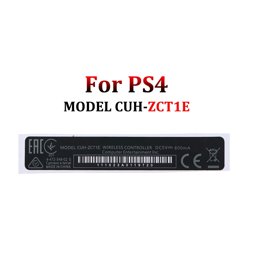 ที่อยู่อาศัย Shell Back Mark วางสติกเกอร์สําหรับ Sony PS4 Pro Slim Controller สติกเกอร์ปิดผนึกกล่องป้ายสติกเกอร์สําหรับ PS5