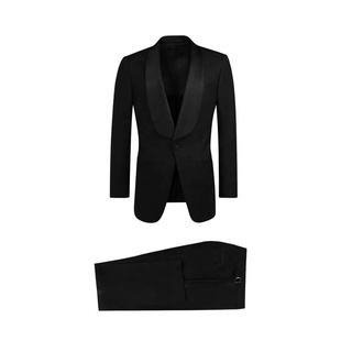 KINGMAN Black Wedding Full Suit เสื้อสูทตัดใหม่ สีเหลือง เบลเซอร์ แฟชั่น สั่งตัดตามสัดส่วนได้