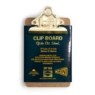 Penco Clip Board Mini Gold / คลิปบอร์ด ขนาดมินิ คลิปสีทอง แบรนด์ Penco จากประเทศญี่ปุ่น (HDP169)