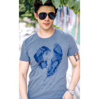 เสื้อยืด  Airborne CLASSIC VINTAGE FOX T-SHIRT ผ้า SupremeSoft