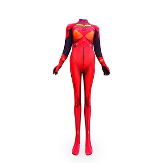 เครื่องแต่งกายคอสเพลย์ ซูเปอร์ฮีโร่ Neon Genesis Evangelion Asuka EVA Asuka Langley