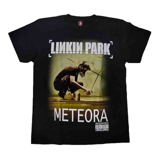 คอตต้อนคอกลม♟เสื้อวง Linkinpark rock t-shirt เสื้อวงร็อค Linkinpark เสื้อยืดวงร็อคS-5XL