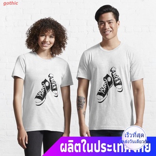 เสื้อยืดแขนสั้น Sneakers converse shoes love t-shirt Essential T-Shirt Short sleeve T-shirts