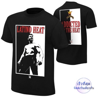 เสื้อยืดลายกราฟฟิก WWE Eddie guerrero The latino Heat addiced