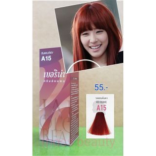 ย้อมผมเบอริน่า A15 สีบลอนด์แดง