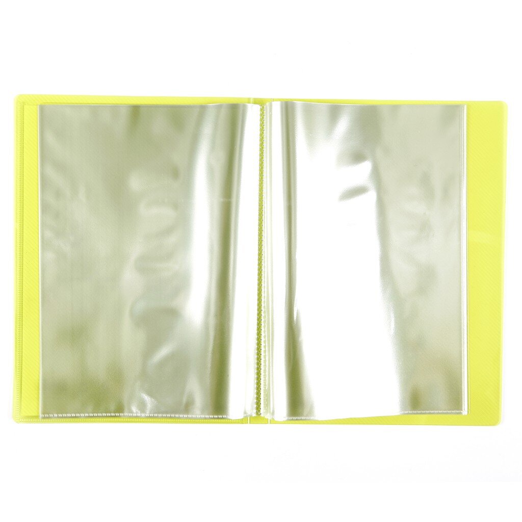 แฟ้มโชว์เอกสาร 9084- A4 (20 ซอง/เล่ม) Flamingo ขนาด 23.8 × 31 ซม. ( A4 ) ** สอดปกด้านหน้าได้ ** - รูปที่ 7