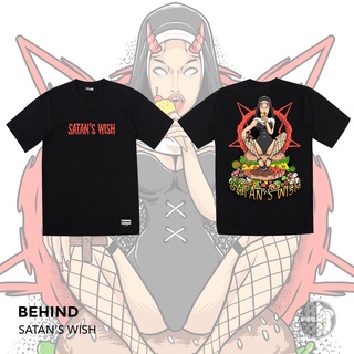 BEHIND CLOTHING เสื้อยืดลาย “SATAN’S WISH”