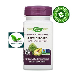 Natures Way Standardized Artichoke with Milk Thistle Seed Extract /60 Veg. Caps.