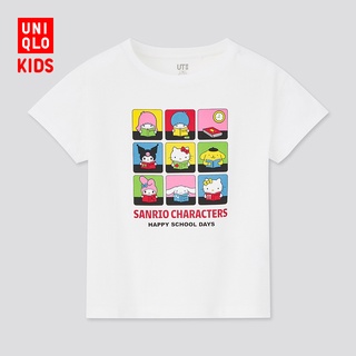 UNIQLlO ใหม่เสื้อยืดพิมพ์ลาย Sanrio Collaboration Series สําหรับเด็ก / ผู้หญิง (Ut) Sanrio 433159