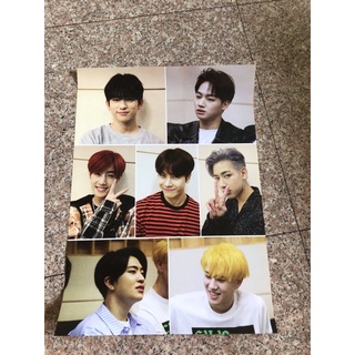 โปสเตอร์ got7 แผ่นใหญ่ ขนาด A2