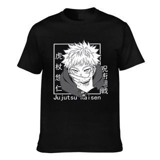 เสื้อยืด พิมพ์ลายอนิเมะ Jujutsu Kaisen Itadori Yuji 1 สไตล์ญี่ปุ่น สําหรับผู้ชาย