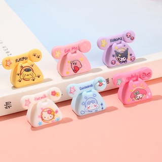 ✨คุณน่ารักมาก✨Sanrio เครื่องประดับเรซิ่น รูปการ์ตูน สามมิติ DIY สําหรับทําเครื่องประดับผม ต่างหู เคสโทรศัพท์