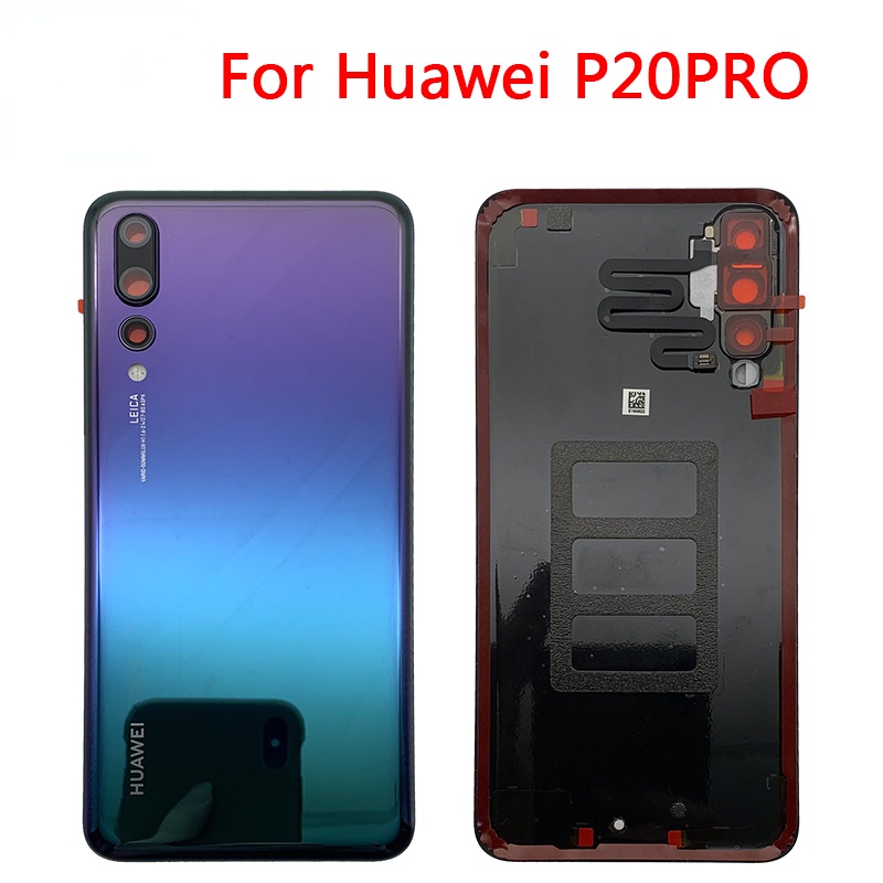 Huawei p20pro ฝาครอบแบตเตอรี่สําหรับ P20 pro เปลี่ยนฝาครอบแบตเตอรี่พร้อมฝาครอบกล้อง p20 pro