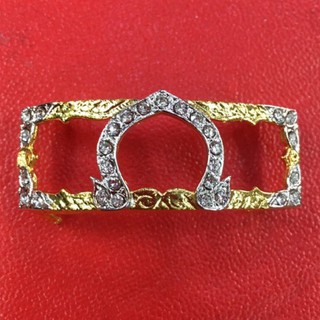 กรอบเลสทองสูตรชุปเงินแท้-ทองติดเพชรCZ น้ำหนัก 4 บาท ใส่ได้ทุ…