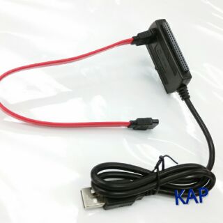 USB 2.0 to IDE and SATA Cable Converter Adapter (A)