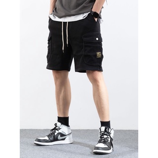 Riff Rock Cargo Sweat Shorts | กางเกงขาสั้นเอวยืด เนื้อผ้า Cotton-Knit หนา-นิ่มไม่เป็นขุย