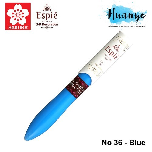 [HUANYO] Sakura Espie 3D Decorative Marker Pen No.36 - สีฟ้า
