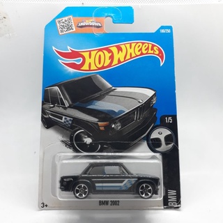 รถเหล็ก Hotwheels BMW 2002 สีดำ (ib23)