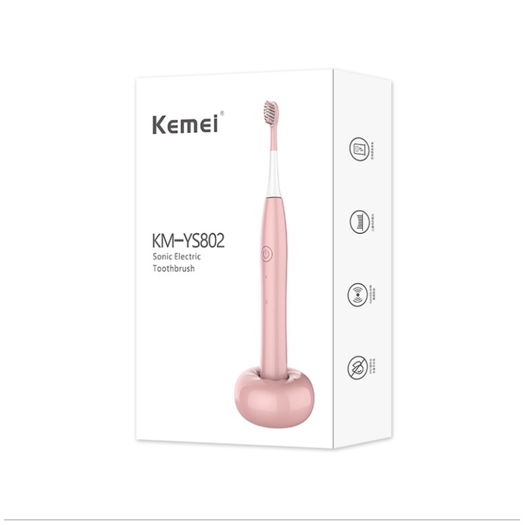 Kemei Km Smart Electric แปรงสีฟันอัตโนมัติ 3 โหมด - YS802