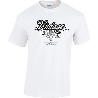 T-shirt  1954 เสื้อยืดคอกลม ผ้าฝ้าย พิมพ์ลาย Est 64th Sixty Fourth สไตล์วินเทจ คุณภาพสูง สําหรับผู้ชายS-5XL