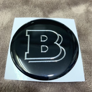 BARBUS สำนักแต่ง BENZ สติ๊กเกอร์ เรซิน กลม นูน sticker ล้อรถ  Resins logo โลโก้ บาบัส เบนซ์