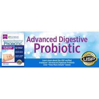 Trunature Advanced Digestive Probiotic 100 Capsules