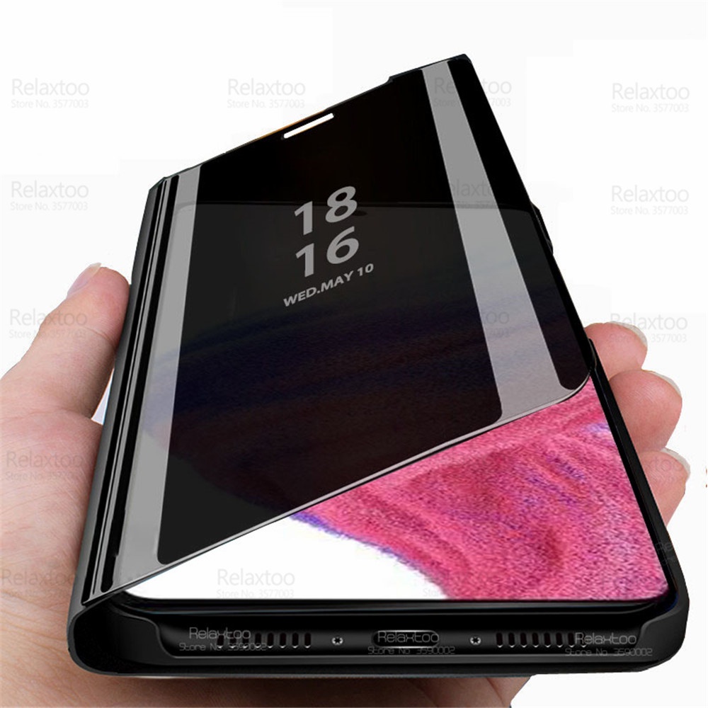 Samsung A53 5G Case Smart Mirror Magnetic Flip Cover For Samsung Galaxy ...