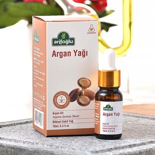 น้ำมันอาร์แกน  Argan Oil  ชะลอริ้วรอยให้ความชุ่มชื้นแก่ผิว สินค้าคุณภาพจากประเทศตุรกี ขนาด 10 ml (พร้อมจัดส่ง)