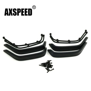 new 1/10 RC Crawler Fender Flares for Axial SCX10 Gelande II  Body Shell Parts Black