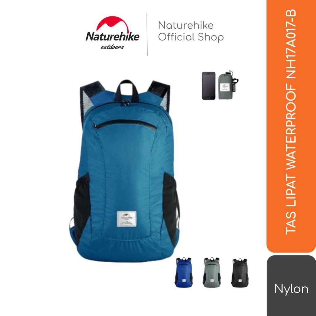 Naturehike กระเป๋าพับกันน้ํา Nh17A012-B ภูเขากลางแจ้งแบบพกพา