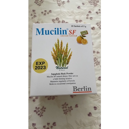 Mucilin SF Natural Fiber #ไฟเบอร์ #ไฟเบอร์รสส้ม #ไฟเบอร์ผง #ไฟเบอร์แบ่งขาย