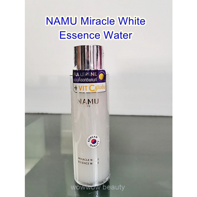 น้ำตบวิตซี Namu Life Miracle White Essence Water 150 ml. น้ำตบผิวกระจ่างใส ชุ่มชื้น