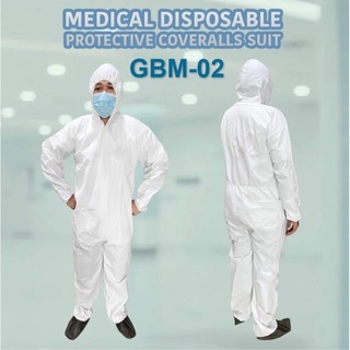 ชุด PPE 70แกรม รุ่นGBM-02 แข็งแรง ทนทาน กันน้ำได้