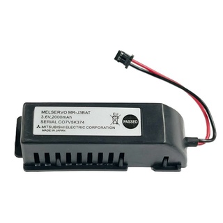 Mitsubishi Drive M70 ระบบ แบตเตอรี่ แบตเตอรี่ลิเธียมเซอร์โว MR-J3BAT 3.6V ใช้งานได้ MR-J3 ER6V