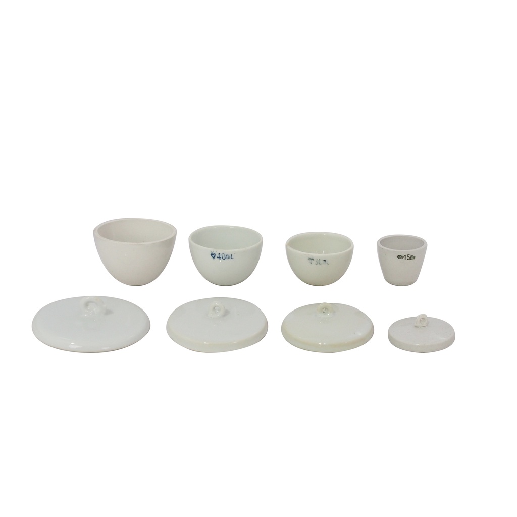 เบ้ากระเบื้อง (Porcelain Crucible with Lid) ราคา ถูกที่สุด ดีลบีเคเค แกลเลอรีภาพที่ 4