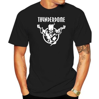 เสื้อยืดผ้าฝ้ายพิมพ์ลายแฟชั่น ใหม่ เสื้อยืดแขนสั้น พิมพ์ลายโลโก้ THUNDERDOME HARDCORE ขนาด S ถึง 3XL USA EN1