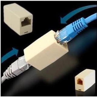 ตัวต่อความยาวสาย lan RJ45 (FF) Jack Connector RJ45 (FF)