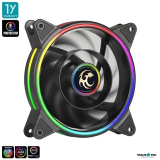 พัดลมระบายความร้อนTsunami Protector 1250 Cooling Fan *1 (Additional Package) ARGB Ready 12CM รับประกันสินค้า 1 ปี