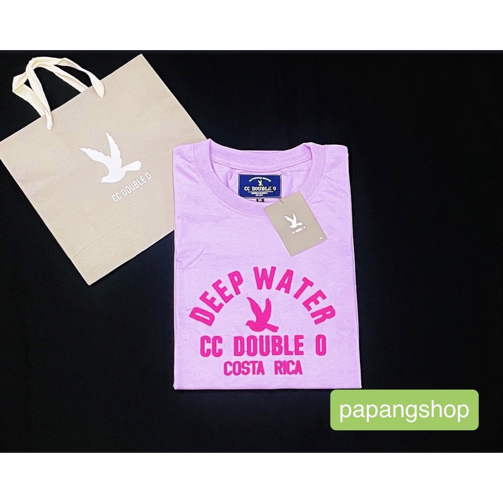 เสื้อยืดแขนสั้น “CC-OO” งานป้าย งานปัก ทรงตรง No.06