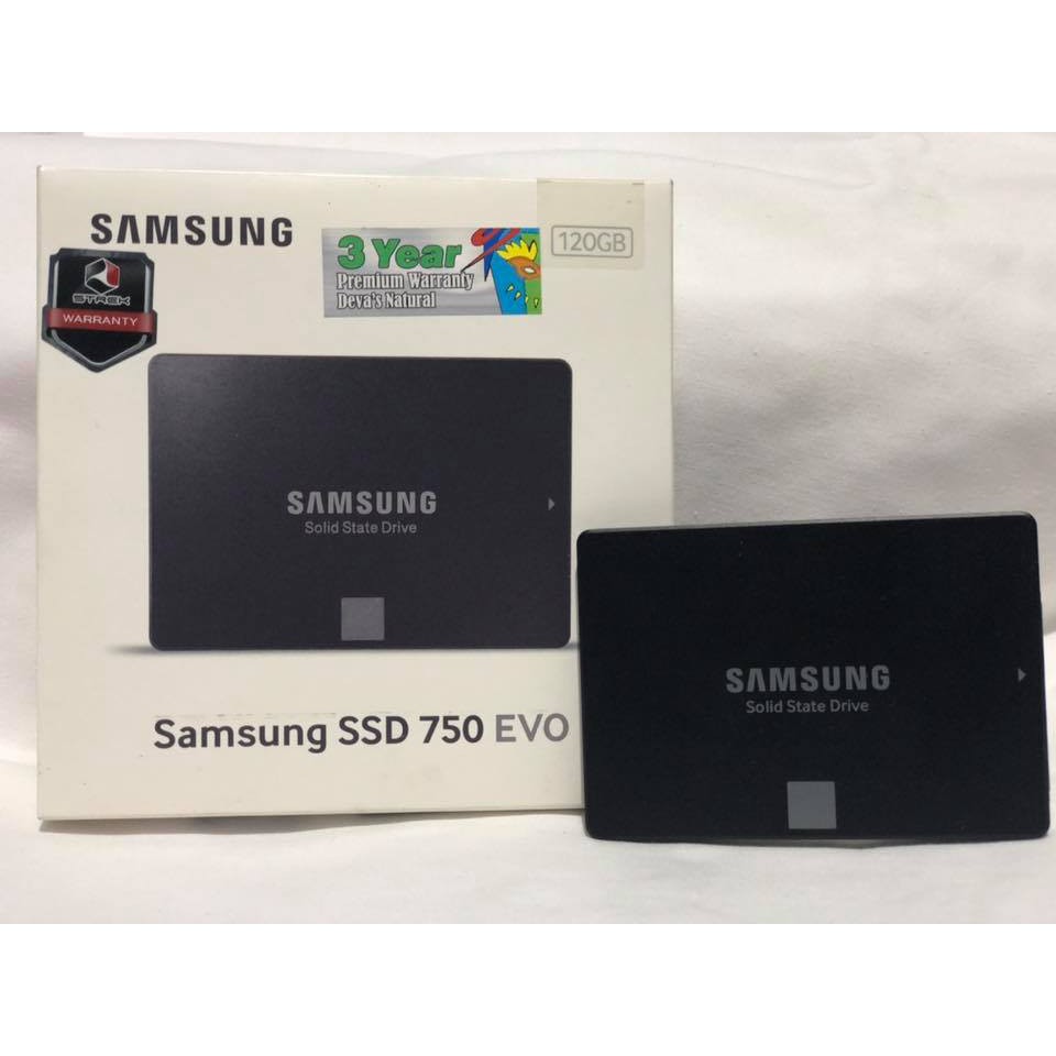 120 GB SSD SAMSUNG 750 EVO มีกล่อง