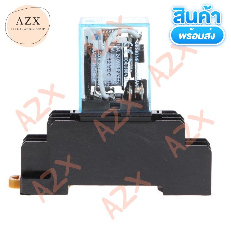 พร้อมส่ง! พร้อมส่งMY4NJ LY2NJ MY2N-J พาวเวอร์รีเลย์ ปานกลาง MY4N-J AC 220V DC 24V 10A 8 Pin