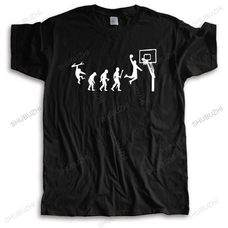 ถูกสุดๆใหม่ เสื้อยืดคอกลม พิมพ์ลาย Born to Basketball Evolution แฟชั่นฤดูร้อน สําหรับผู้ชาย