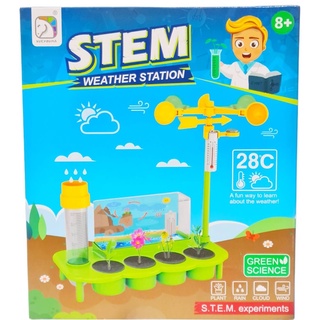ของเล่นเด็ก ของเล่นวิทยาศาสตร์ ชุดทดลองSTEM ระบบนิเวศน์ Weather Station จำลองเรียนรู้สภาพอากาศ เสริมการเรียนรู้ TY692