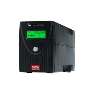 เครื่องสำรองไฟ UPS  Zircon AI-Plus 1000VA/630W Line Interactive UPS