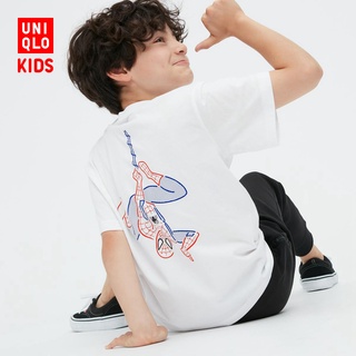 Uniqlo เสื้อยืดแขนสั้น พิมพ์ลาย สําหรับเด็กผู้ชาย และเด็กผู้หญิง (UT)