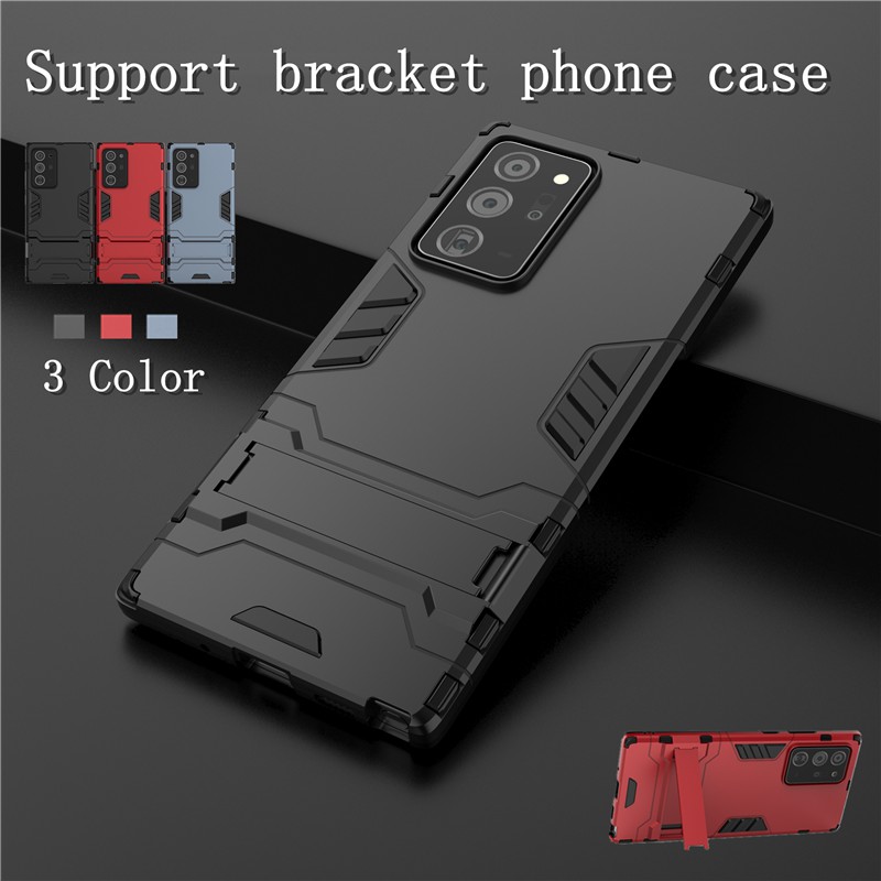 เคสโทรศัพท์มือถือ Samsung Galaxy Note 20 Ultra S20 Note 10 Plus Note20Ultra S20Ultra S20Plus Phone Case Hard Armor Shockproof Casing Soft New Back Cover With Stand Holder