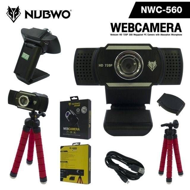WEBCAM NUBWO NWC-560 กล้องเว็ปแคม ความชัด HD720P ของแท้ 100%(พร้อมส่งค่ะ)