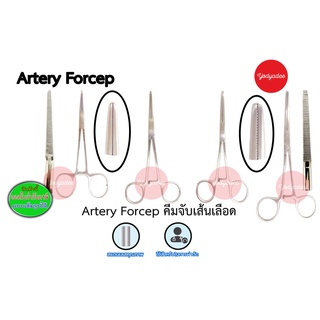 คีมจับเส้นเลือด ปลายตรง ARTERY FORCEP  (รายละเอียดสินค้าดูได้จากรูปภาพประกอบสินค้า)