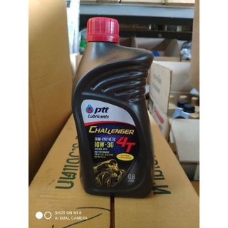 น้ำมันเครื่อง PTT Challenger ปตท.10w30 คุณภาพสูง ระบบเกียร์ 0.8 ของแท้ จัดส่งวันต่อวัน