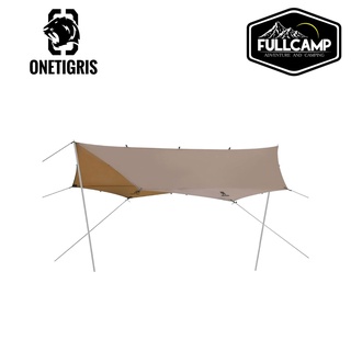 Onetigris Pavilion Rain Fly Camping Tarp ทาร์ป ฟลายชีท ผ้าใบกันแดด ผ้าใบกันฝน ทรงแปดเหลี่ยม